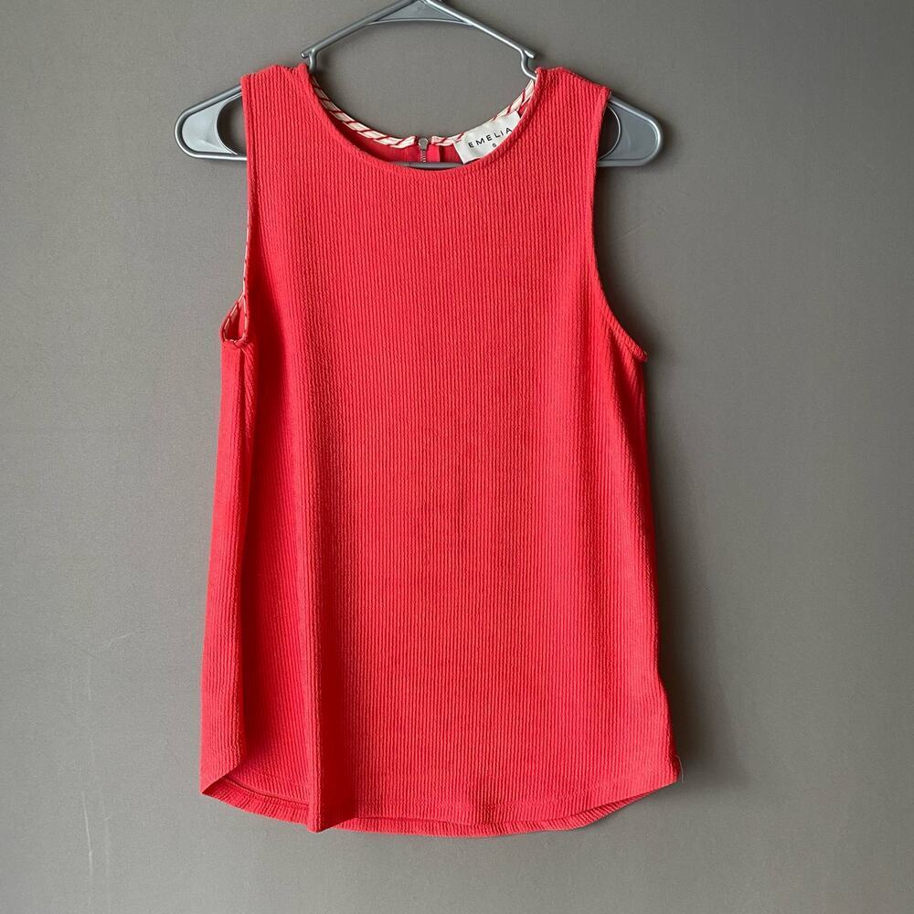 Emelia sz S red strapless sleeveless cute tank‎ top